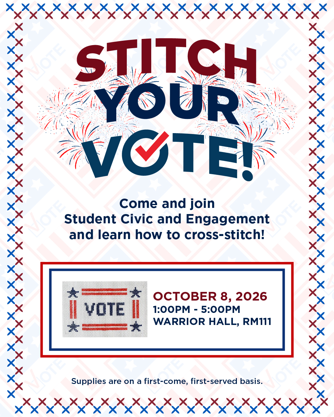 Stitch Your Vote Event