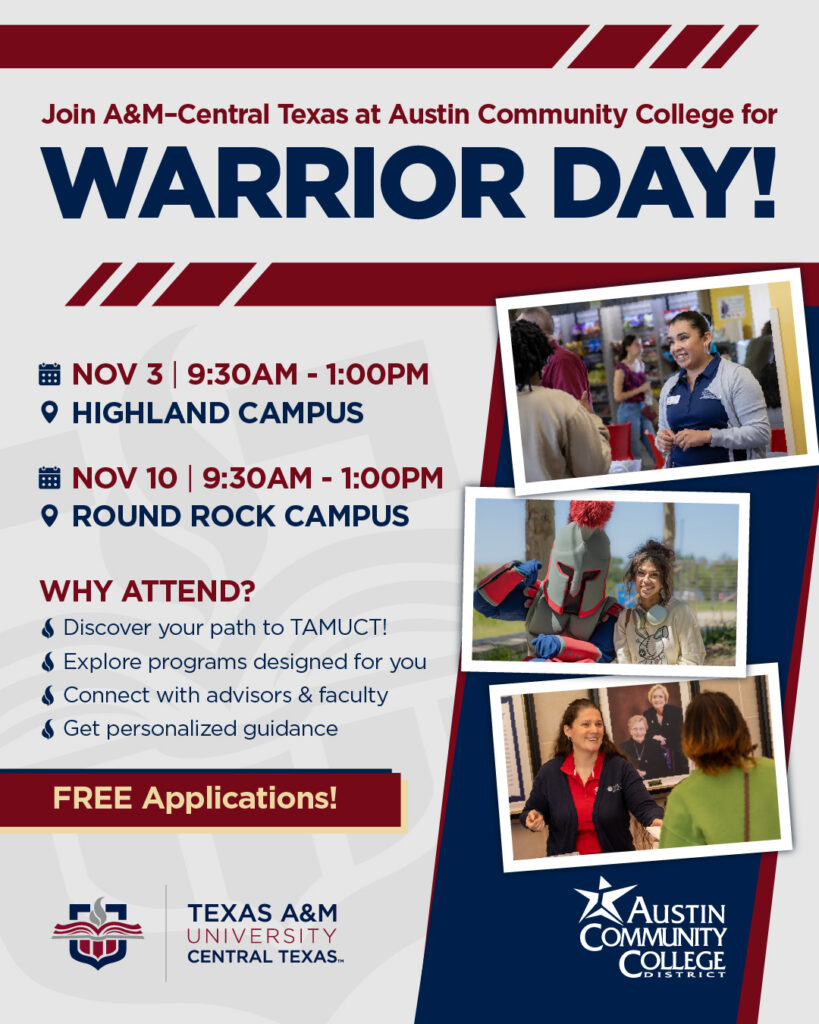 Warrior Day Event at Austin Community College