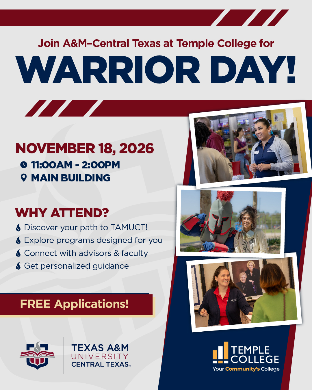 Warrior Day Event at Temple College